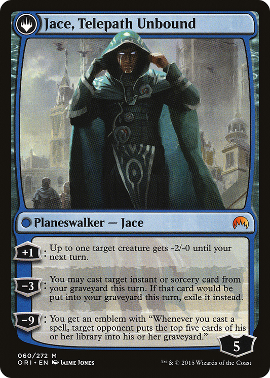 Jace, Vryn's Prodigy // Jace, Telepath Unbound | Magic Origins #60