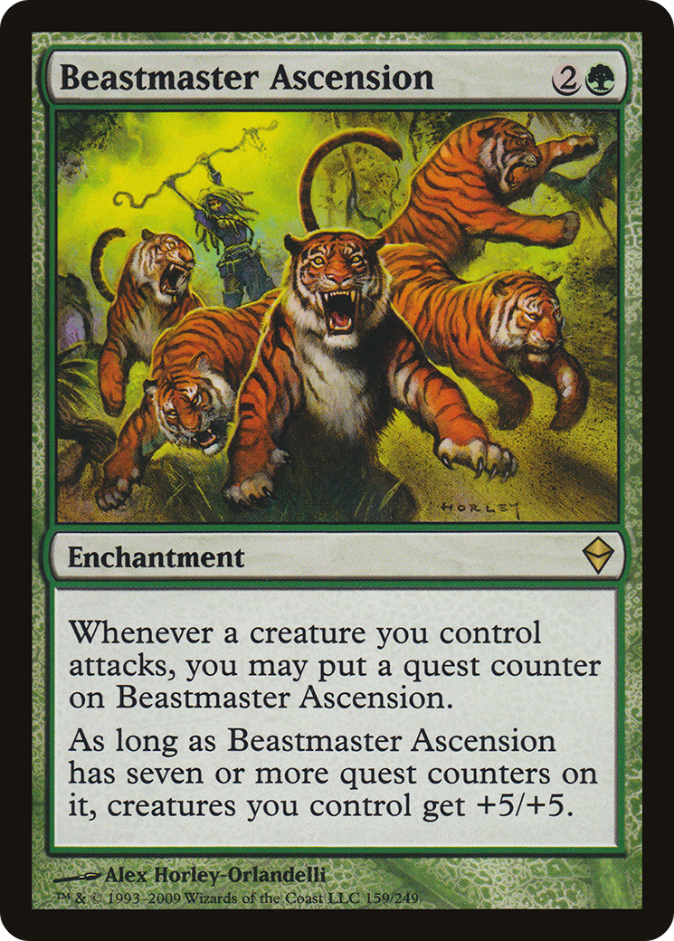 Beastmaster Ascension | Zendikar #159