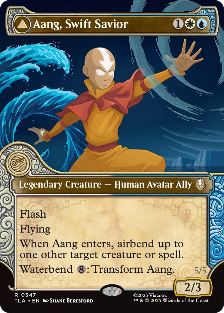 Aang, Swift Savior // Aang and La, Ocean's Fury | Avatar: The Last Airbender #347