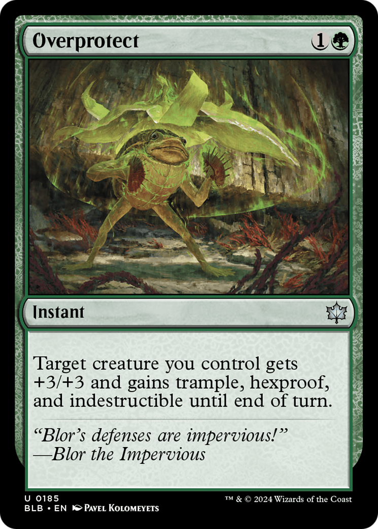 Overprotect | Bloomburrow #185 [foil]
