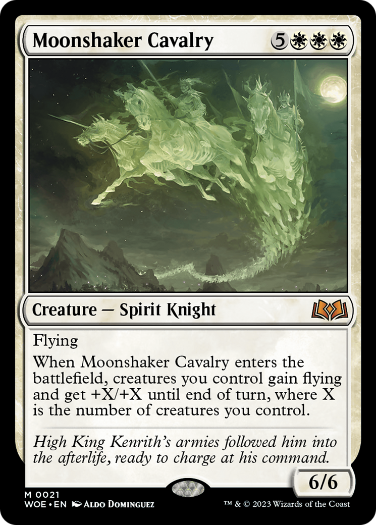 Moonshaker Cavalry | Wilds of Eldraine #21 [foil]