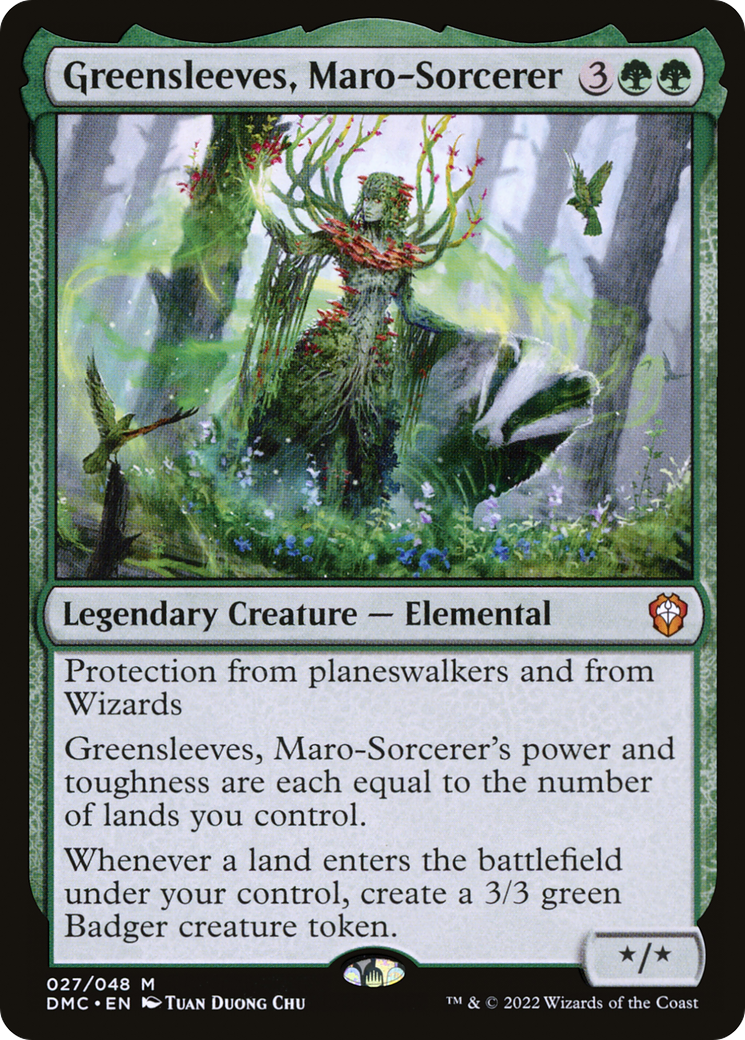 Greensleeves, Maro-Sorcerer | Dominaria United Commander #27 [foil]