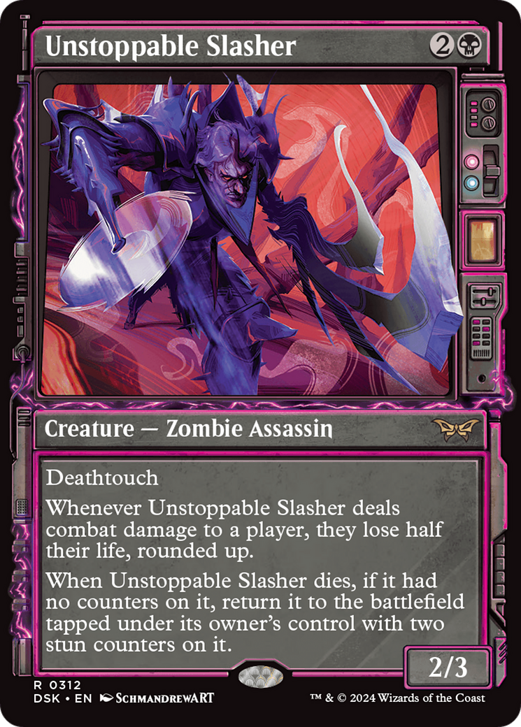 Unstoppable Slasher | Duskmourn: House of Horror #312 [foil]