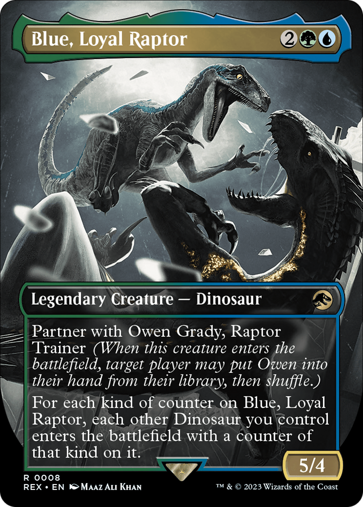 Blue, Loyal Raptor | Jurassic World Collection #8