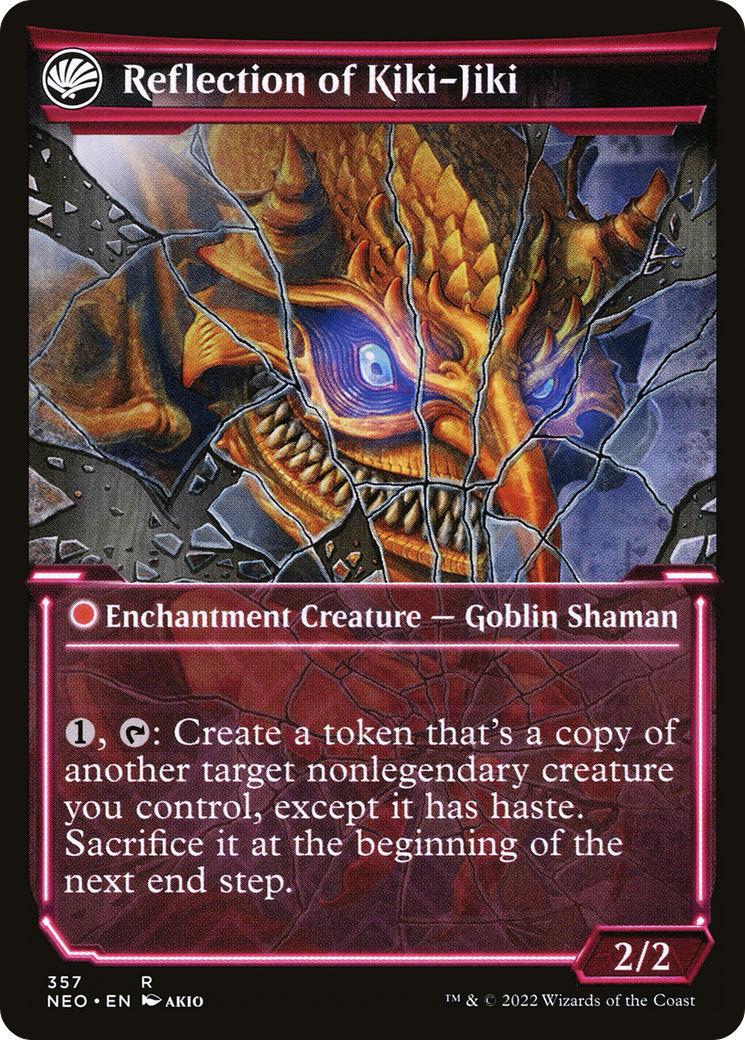Fable of the Mirror-Breaker // Reflection of Kiki-Jiki | Kamigawa: Neon Dynasty #357 [foil]