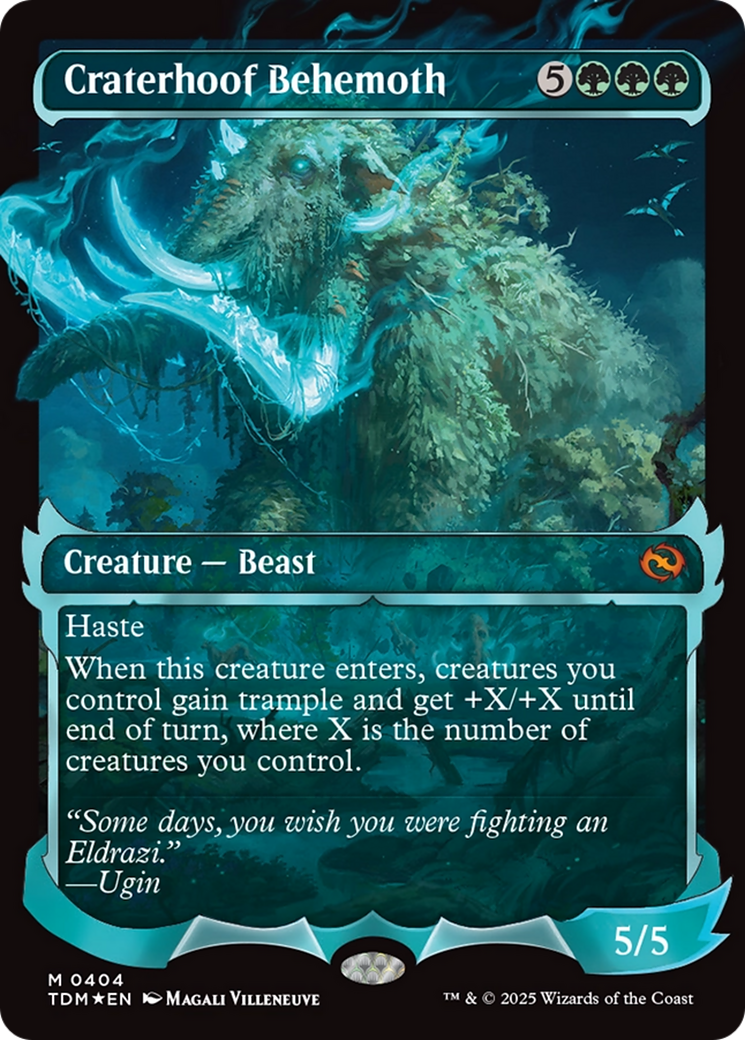 Craterhoof Behemoth | Tarkir: Dragonstorm #404 [foil]