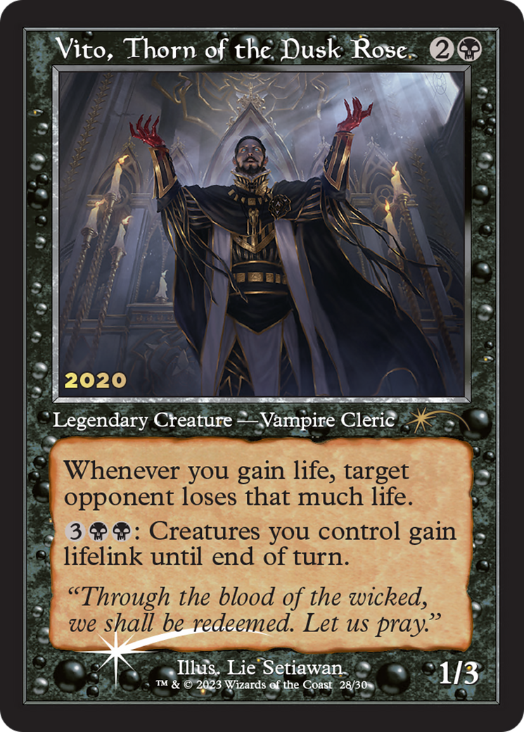 Vito, Thorn of the Dusk Rose | 30th Anniversary Play Promos #28 [foil]