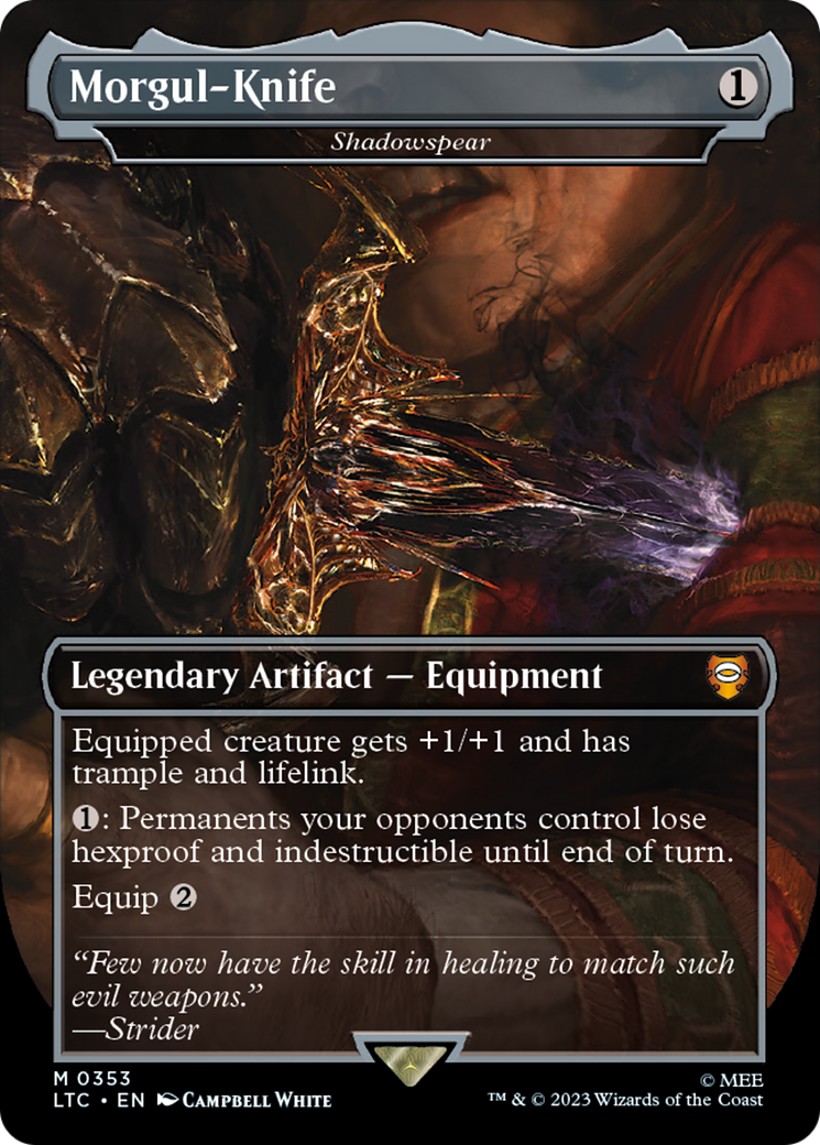 Shadowspear | Tales of Middle-earth Commander #353 [foil]