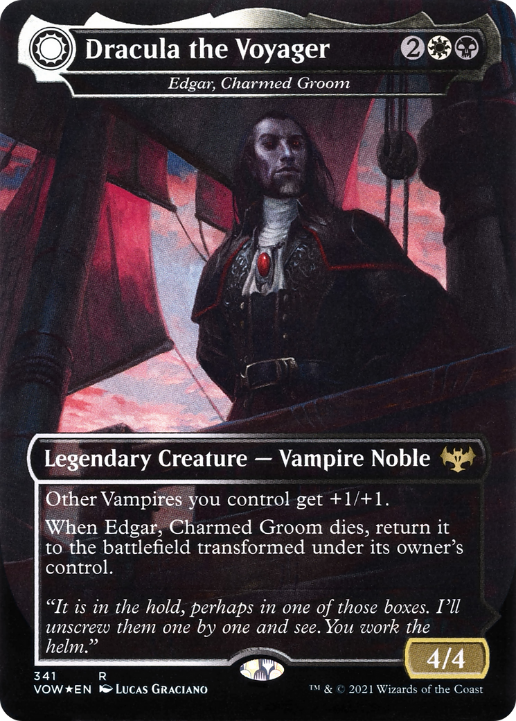 Edgar, Charmed Groom // Edgar Markov's Coffin | Innistrad: Crimson Vow #341 [foil]
