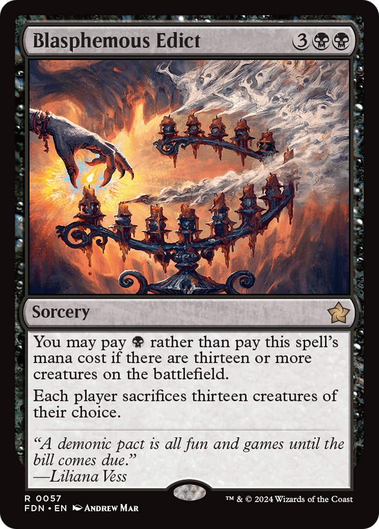 Blasphemous Edict | Foundations #57 [foil]