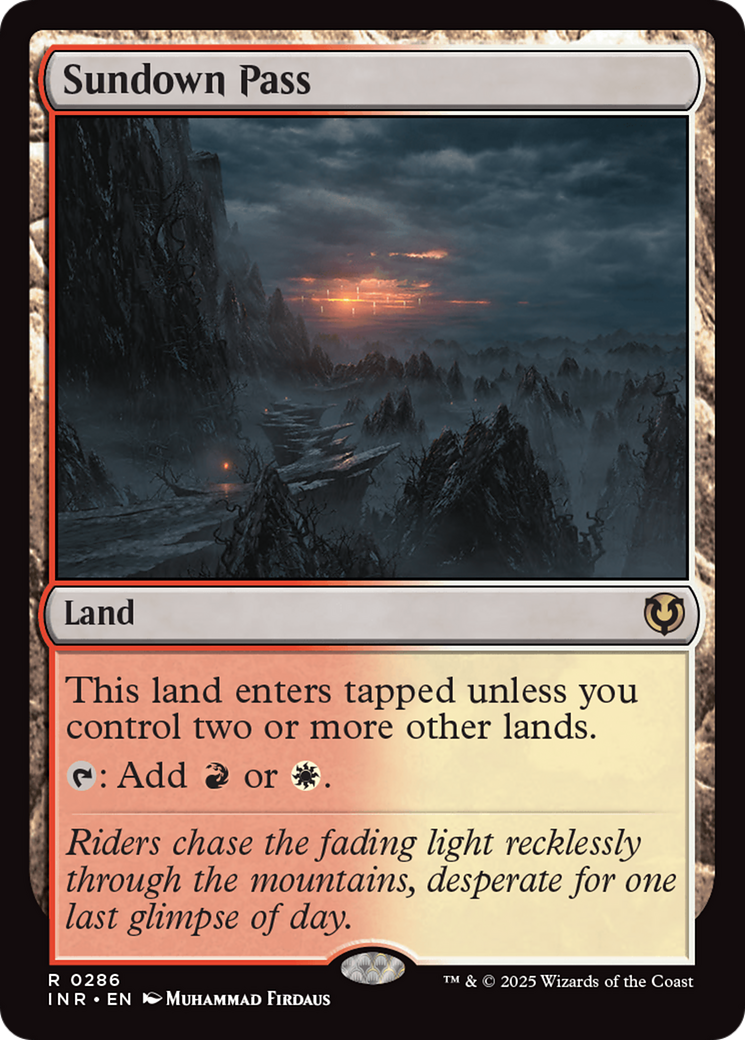 Sundown Pass | Innistrad Remastered #286 [foil]