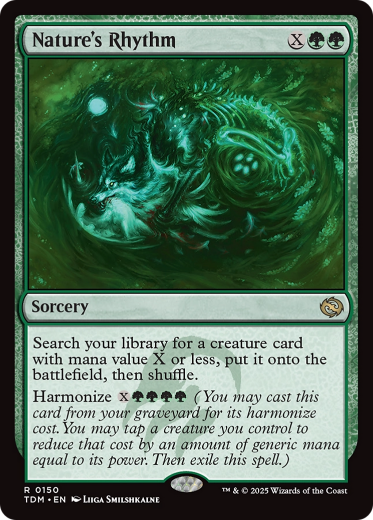 Nature's Rhythm | Tarkir: Dragonstorm #150 [foil]