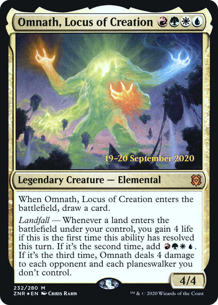 Omnath, Locus of Creation | Zendikar Rising Promos #232s [foil]