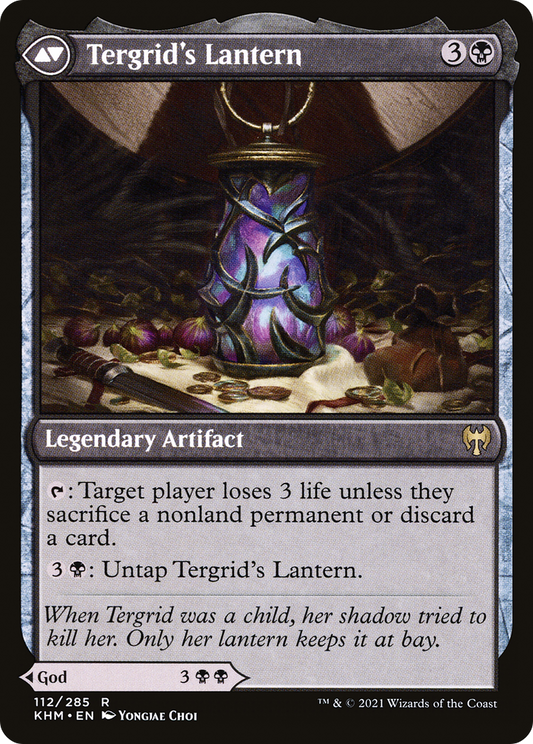 Tergrid, God of Fright // Tergrid's Lantern | Kaldheim #112 [foil]