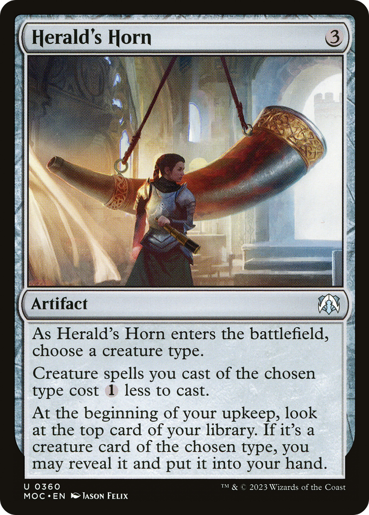 Herald's Horn | March of the Machine Commander #360