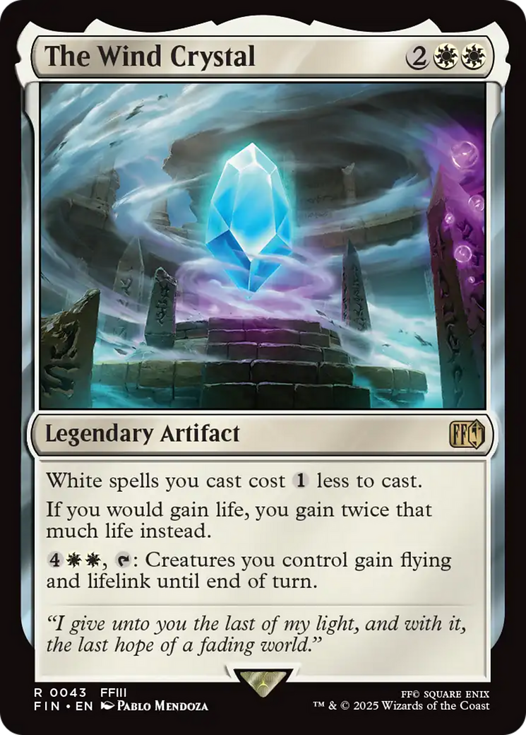 The Wind Crystal | Final Fantasy #43 [foil]