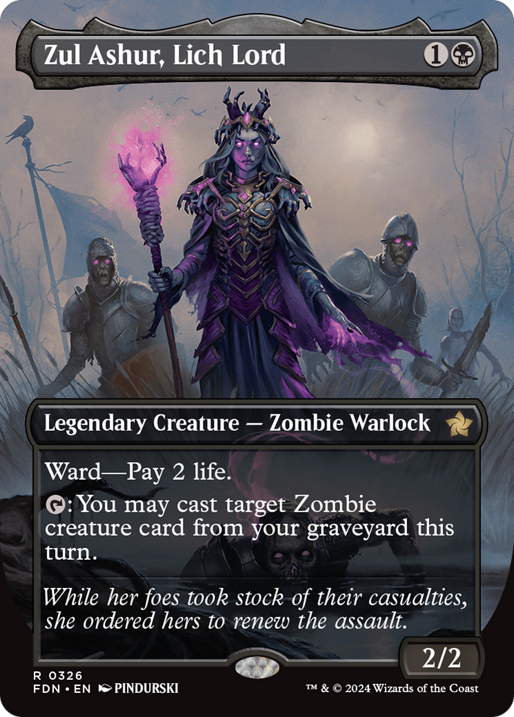Zul Ashur, Lich Lord | Foundations #326 [foil]