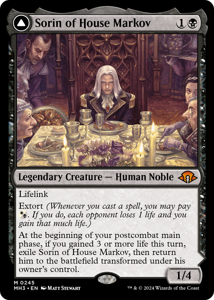 Sorin of House Markov // Sorin, Ravenous Neonate | Modern Horizons 3 #245