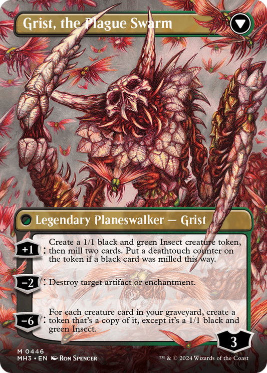 Grist, Voracious Larva // Grist, the Plague Swarm | Modern Horizons 3 #446
