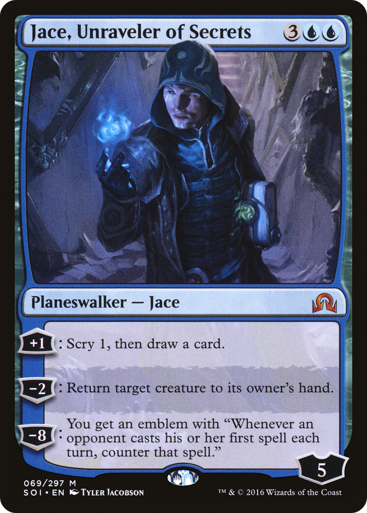 Jace, Unraveler of Secrets | Shadows over Innistrad #69