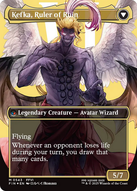 Kefka, Court Mage // Kefka, Ruler of Ruin | Final Fantasy #543 [foil]
