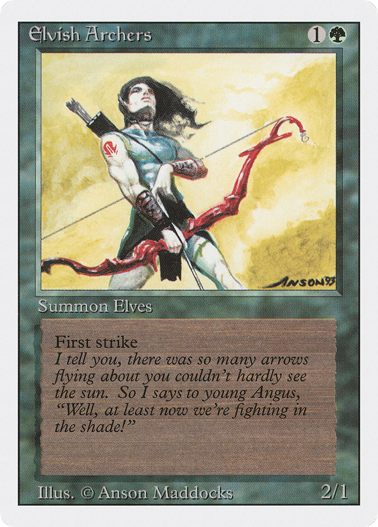 Elvish Archers | Revised Edition #193