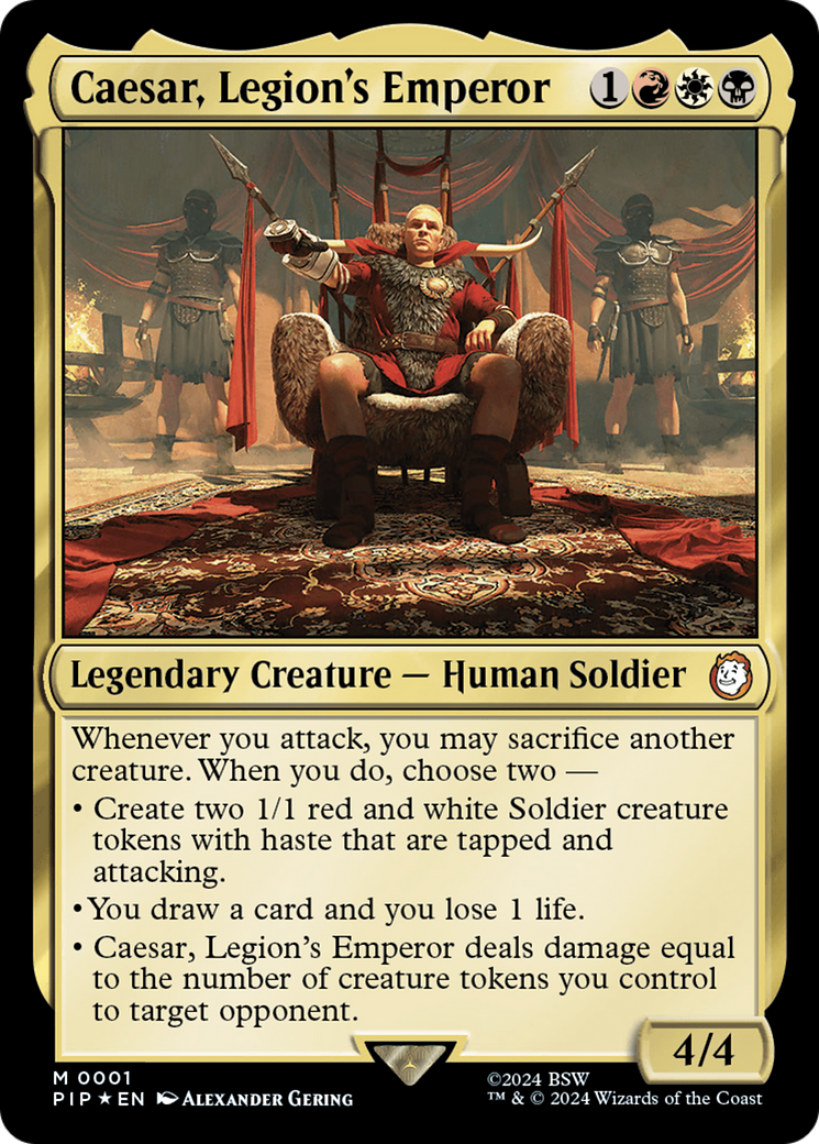 Caesar, Legion's Emperor | Fallout #1 [foil]