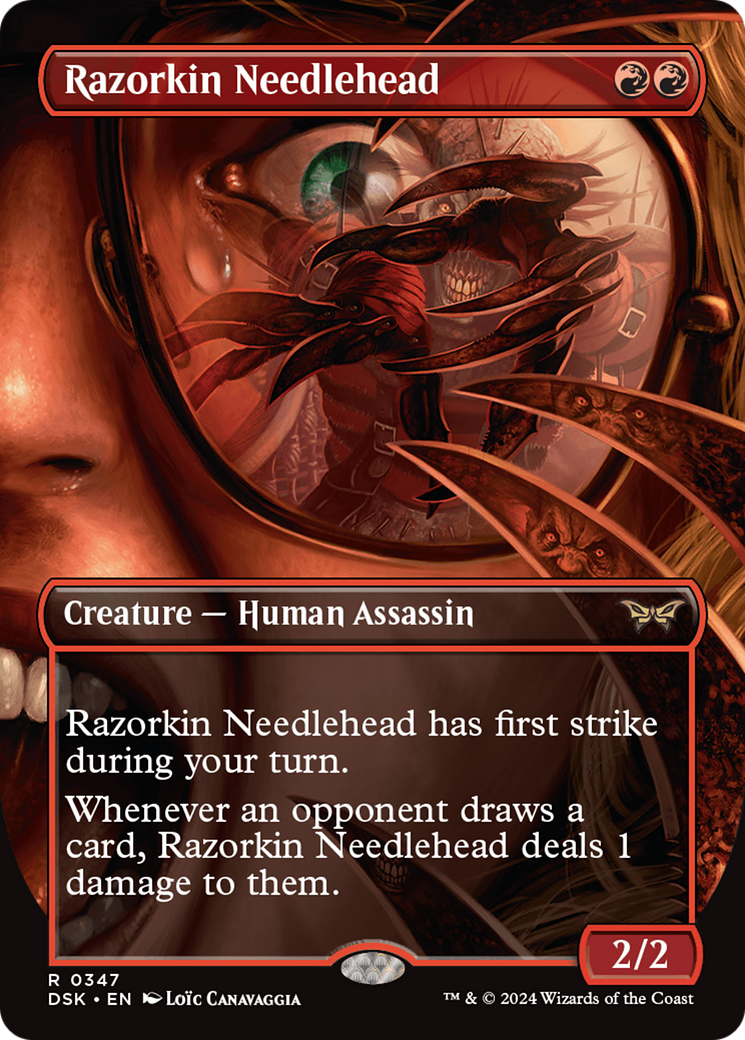 Razorkin Needlehead | Duskmourn: House of Horror #347 [foil]