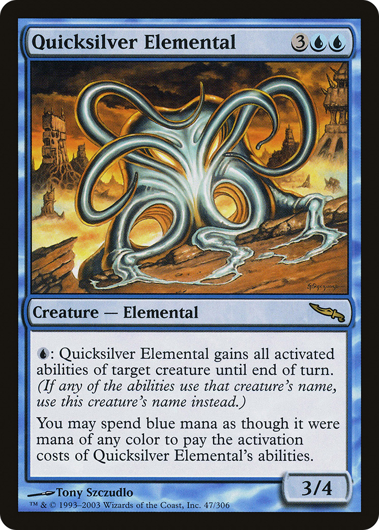 Quicksilver Elemental | Mirrodin #47