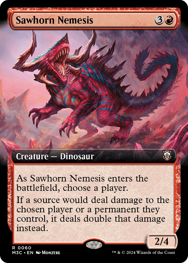 Sawhorn Nemesis | Modern Horizons 3 Commander #60 [foil]
