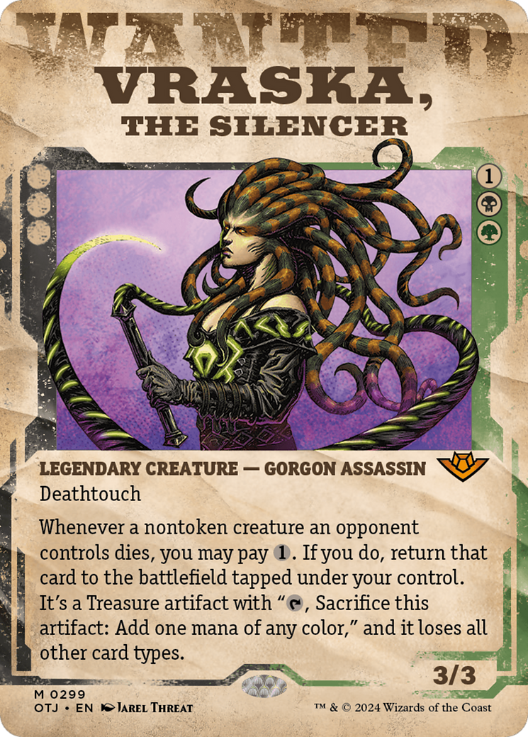 Vraska, the Silencer | Outlaws of Thunder Junction #299 [foil]