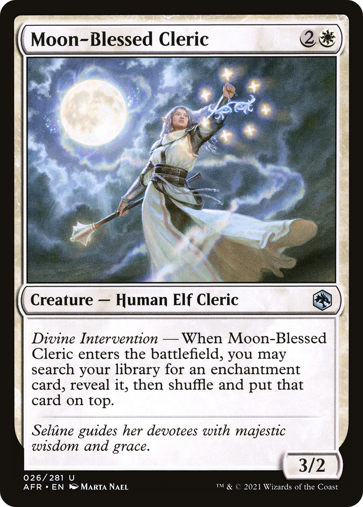 Moon-Blessed Cleric | Adventures in the Forgotten Realms #26 [foil]