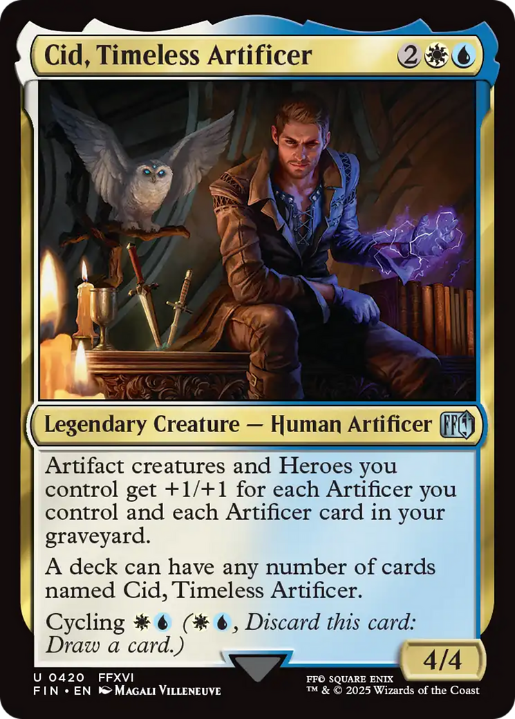 Cid, Timeless Artificer | Final Fantasy #420 [foil]