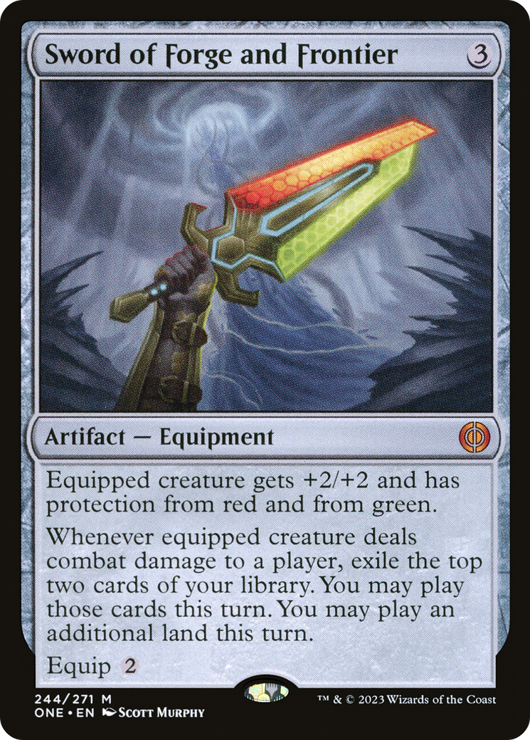 Sword of Forge and Frontier | Phyrexia: All Will Be One #244 [foil]