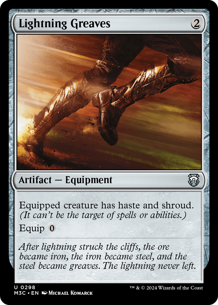 Lightning Greaves | Modern Horizons 3 Commander #298 [foil]
