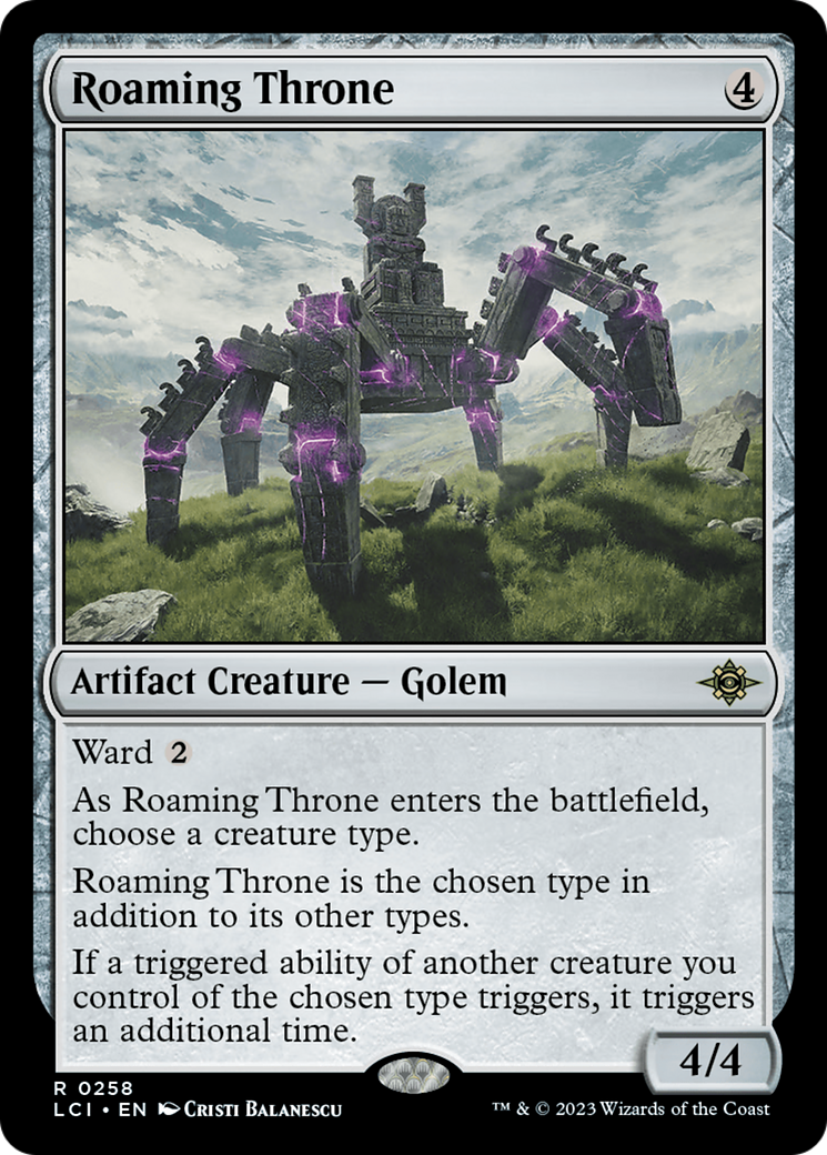 Roaming Throne | The Lost Caverns of Ixalan #258 [foil]