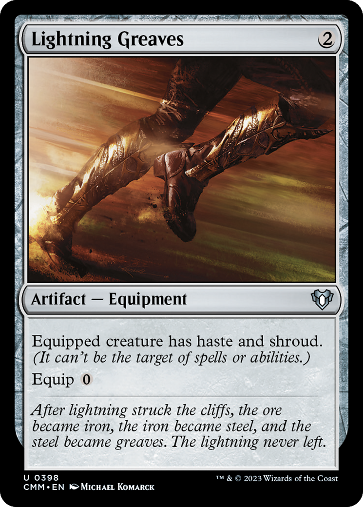 Lightning Greaves | Commander Masters #398 [foil]