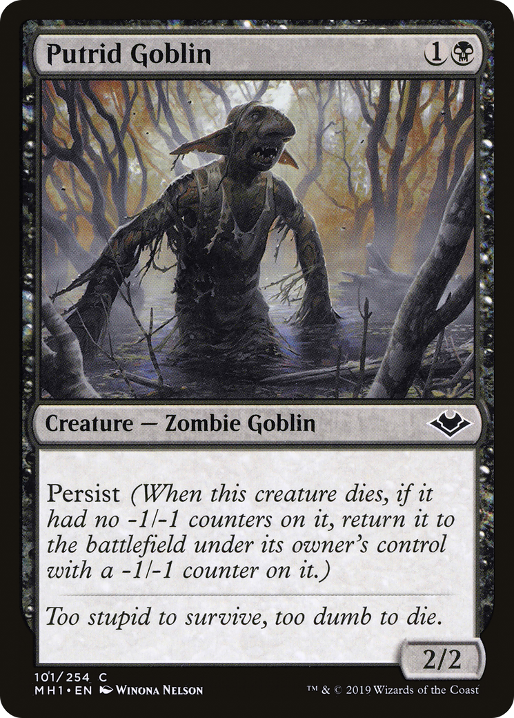 Putrid Goblin | Modern Horizons #101 [foil]