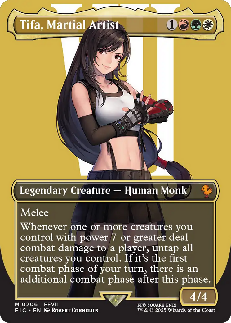 Tifa, Martial Artist | Final Fantasy Commander #206 [foil]