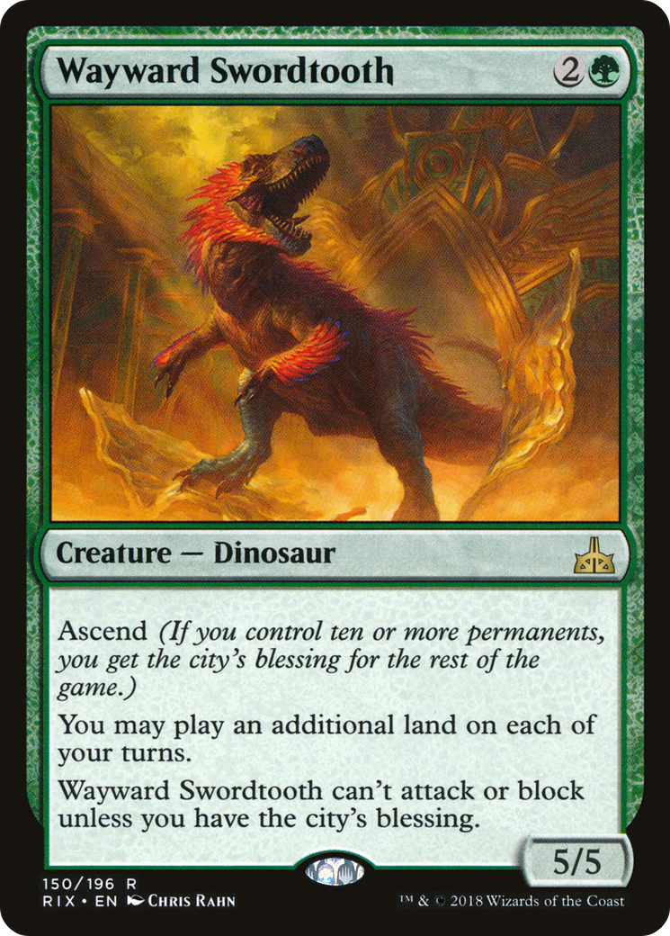 Wayward Swordtooth | Rivals of Ixalan #150