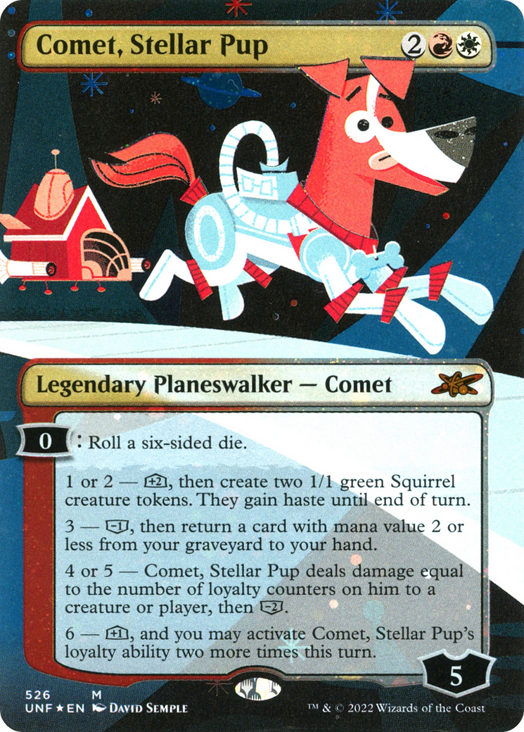 Comet, Stellar Pup | Unfinity #526 [foil]