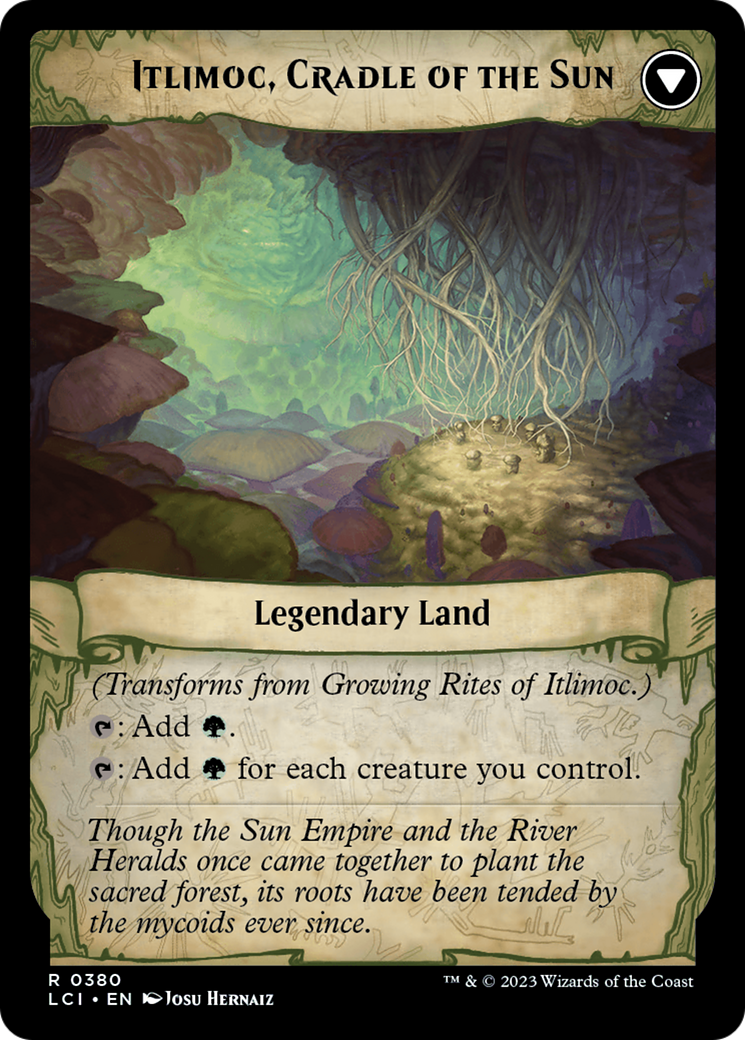 Growing Rites of Itlimoc // Itlimoc, Cradle of the Sun | The Lost Caverns of Ixalan #380 [foil]