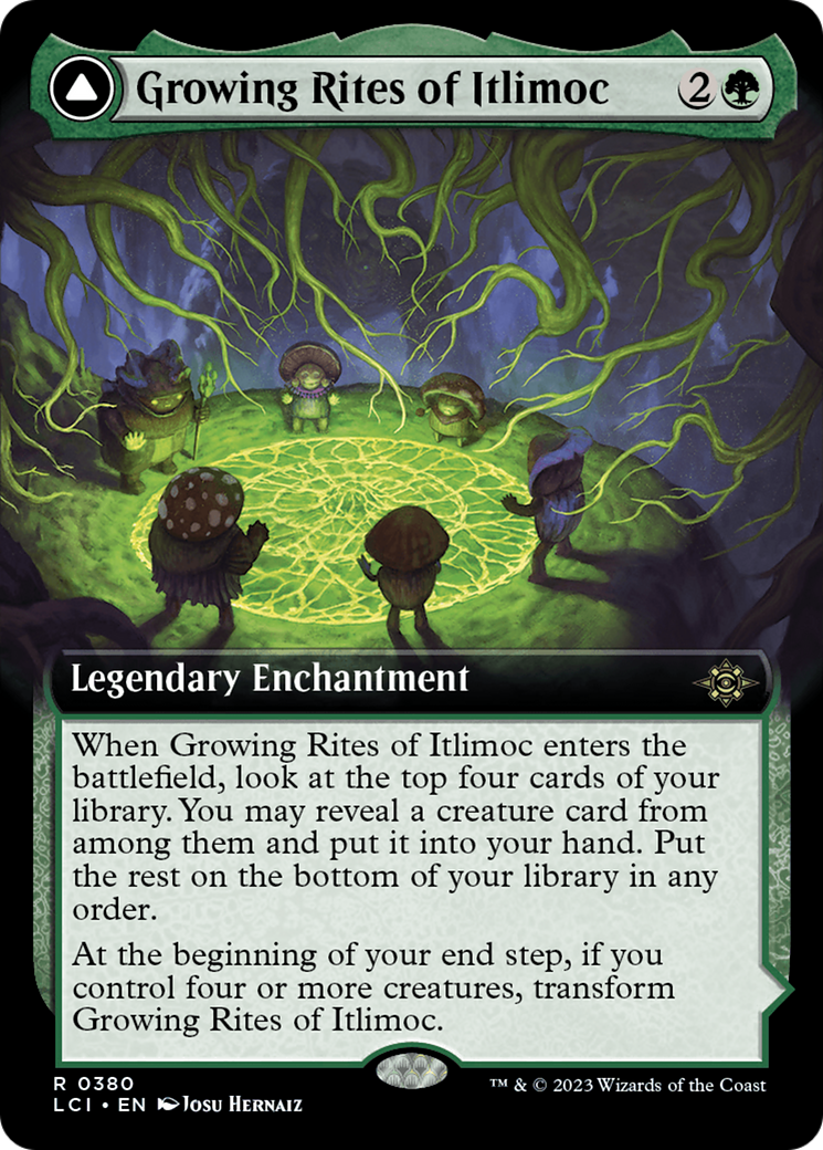 Growing Rites of Itlimoc // Itlimoc, Cradle of the Sun | The Lost Caverns of Ixalan #380 [foil]