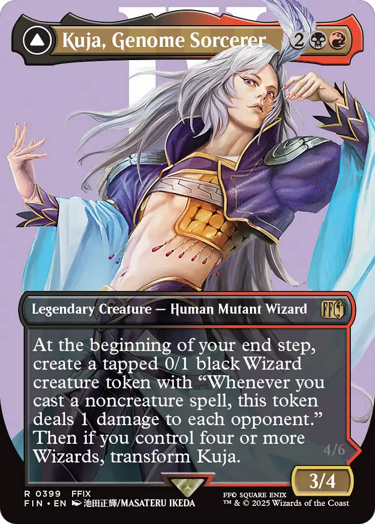 Kuja, Genome Sorcerer // Trance Kuja, Fate Defied | Final Fantasy #399 [foil]
