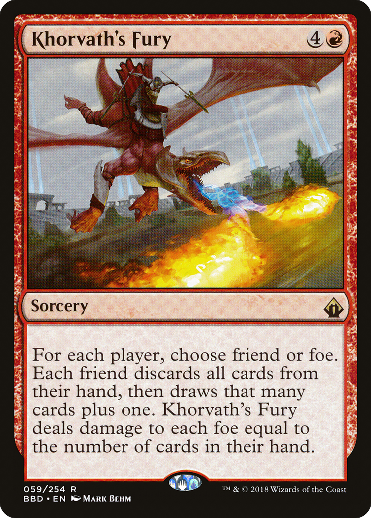 Khorvath's Fury | Battlebond #59 [foil]