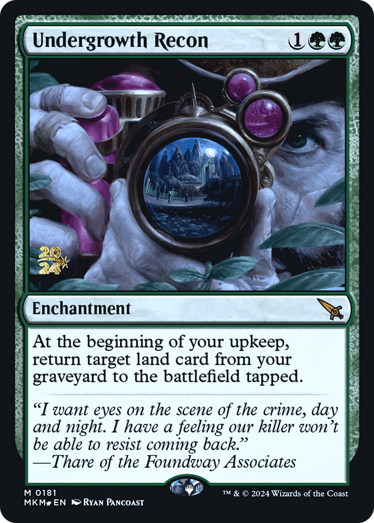 Undergrowth Recon | Murders at Karlov Manor Promos #181s [foil]