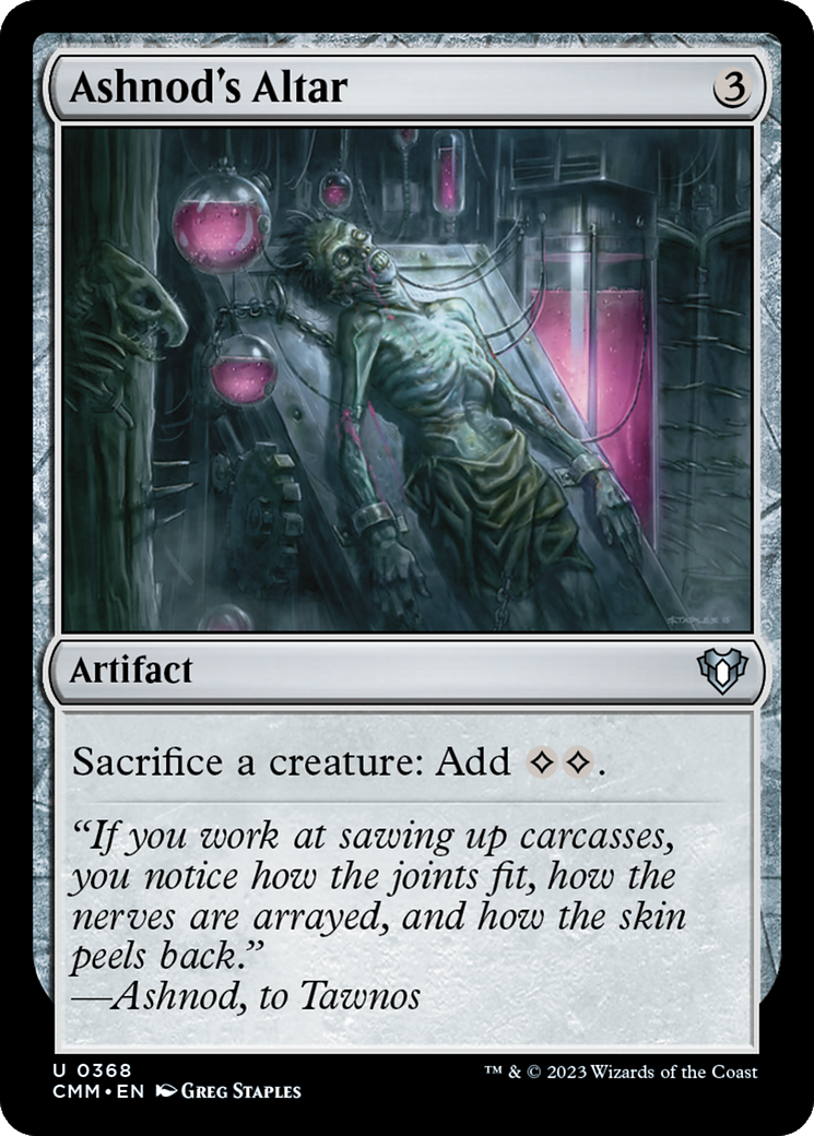 Ashnod's Altar | Commander Masters #368 [foil]