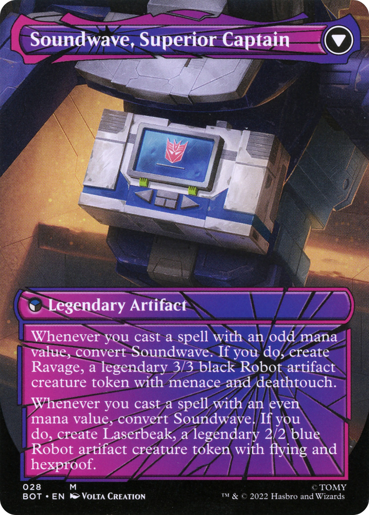 Soundwave, Sonic Spy // Soundwave, Superior Captain | Transformers #28