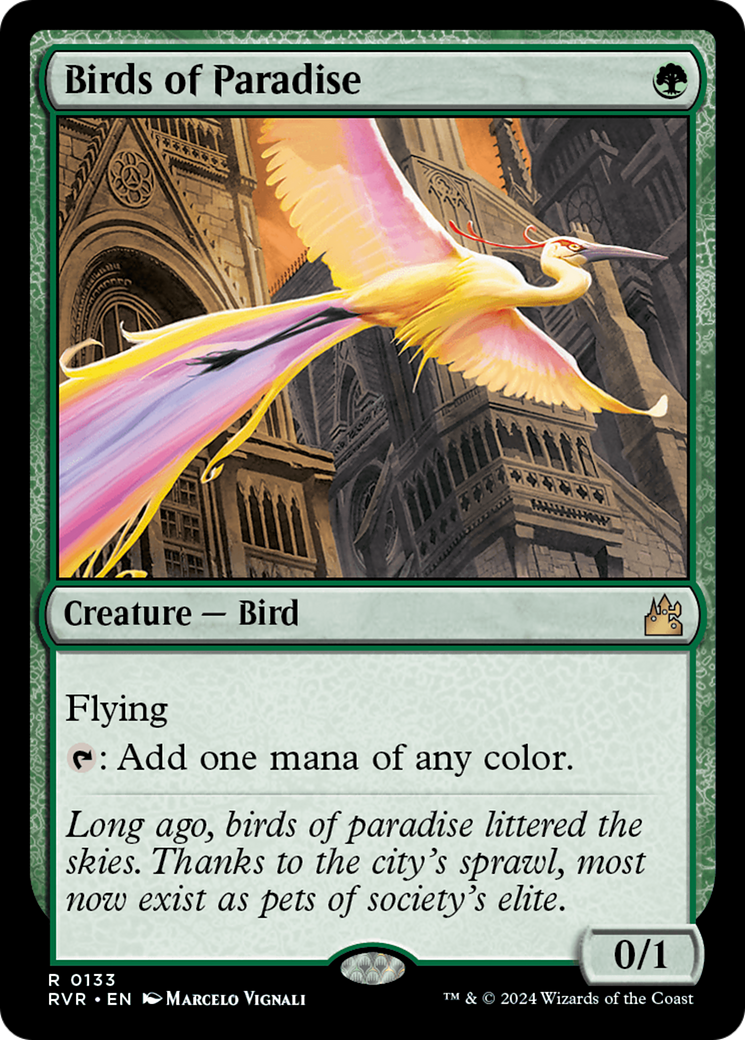 Birds of Paradise | Ravnica Remastered #133 [foil]