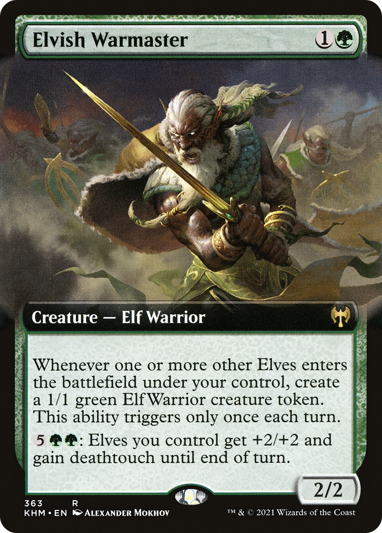 Elvish Warmaster | Kaldheim #363 [foil]